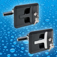 New IP65 flush fit compression T bar latch from Elesa